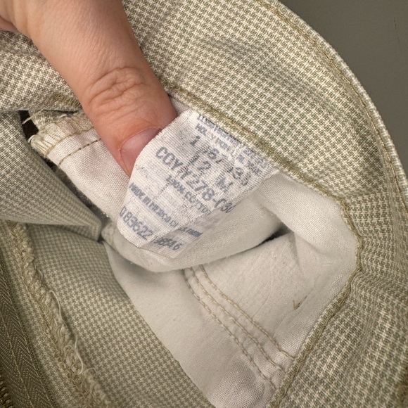 Women’s vintage Riders Casuals pants with green and white checks size 12 - Picture 4 of 8